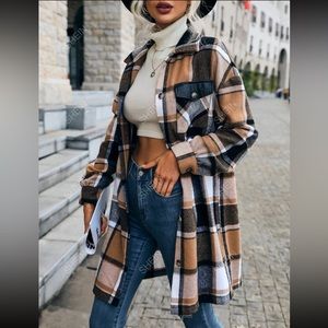 Plaid Overcoat